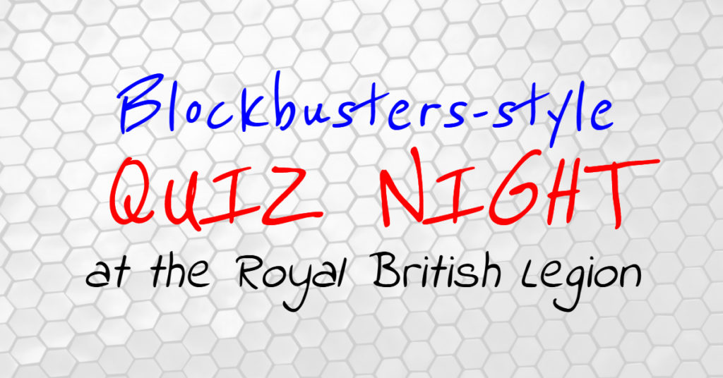 Blockbusters-style Quiz Night at the Royal British Legion